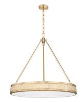 LED Pendant by Z-Lite - Quinn Collection, Modern Gold Finish - 3046P32-MGLD-LED