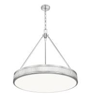 LED Pendant by Z-Lite - Quinn Collection, Satin Nickel Finish - 3046P32-SN-LED