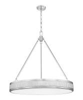 LED Pendant by Z-Lite - Quinn Collection, Satin Nickel Finish - 3046P32-SN-LED