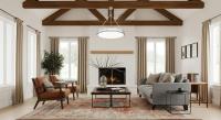LED Pendant by Z-Lite - Quinn Collection, Satin Nickel Finish - 3046P32-SN-LED