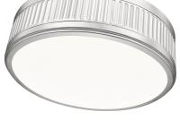LED Semi Flush Mount by Z-Lite - Quinn Collection, Satin Nickel Finish - 3046SF15-SN-LED