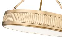 LED Semi Flush Mount by Z-Lite - Quinn Collection, Modern Gold Finish - 3046SF22-MGLD-LED