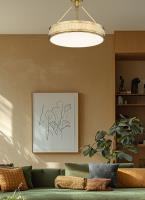 LED Semi Flush Mount by Z-Lite - Quinn Collection, Modern Gold Finish - 3046SF22-MGLD-LED
