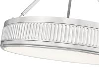 LED Semi Flush Mount by Z-Lite - Quinn Collection, Satin Nickel Finish - 3046SF22-SN-LED