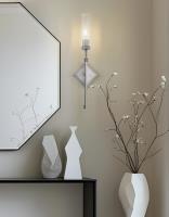 One Light Wall Sconce by Z-Lite - Esme Collection, Brushed Nickel Finish - 3047-1S-BN