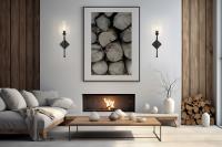 One Light Wall Sconce by Z-Lite - Esme Collection, Matte Black Finish - 3047-1S-MB