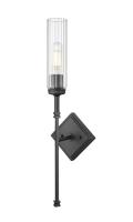 One Light Wall Sconce by Z-Lite - Esme Collection, Matte Black Finish - 3047-1S-MB
