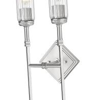 Two Light Wall Sconce by Z-Lite - Esme Collection, Brushed Nickel Finish - 3047-2S-BN
