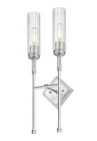 Two Light Wall Sconce by Z-Lite - Esme Collection, Brushed Nickel Finish - 3047-2S-BN