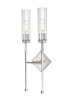 Two Light Wall Sconce by Z-Lite - Esme Collection, Brushed Nickel Finish - 3047-2S-BN