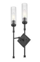 Two Light Wall Sconce by Z-Lite - Esme Collection, Matte Black Finish - 3047-2S-MB
