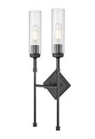 Two Light Wall Sconce by Z-Lite - Esme Collection, Matte Black Finish - 3047-2S-MB
