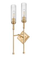Two Light Wall Sconce by Z-Lite - Esme Collection, Modern Gold Finish - 3047-2S-MGLD