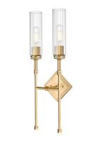 Two Light Wall Sconce by Z-Lite - Esme Collection, Modern Gold Finish - 3047-2S-MGLD
