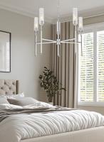 Five Light Chandelier by Z-Lite - Esme Collection, Brushed Nickel Finish - 3047-5BN