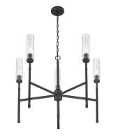 Five Light Chandelier by Z-Lite - Esme Collection, Matte Black Finish - 3047-5MB