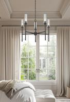 Five Light Chandelier by Z-Lite - Esme Collection, Matte Black Finish - 3047-5MB