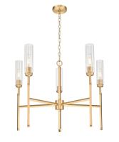Five Light Chandelier by Z-Lite - Esme Collection, Modern Gold Finish - 3047-5MGLD