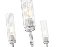 Six Light Chandelier by Z-Lite - Esme Collection, Brushed Nickel Finish - 3047-6BN