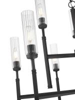 Nine Light Chandelier by Z-Lite - Esme Collection, Matte Black Finish - 3047-9MB