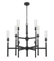 Nine Light Chandelier by Z-Lite - Esme Collection, Matte Black Finish - 3047-9MB