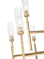 Nine Light Chandelier by Z-Lite - Esme Collection, Modern Gold Finish - 3047-9MGLD