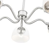 Five Light Chandelier by Z-Lite - Breton Collection, Brushed Nickel Finish - 3048-5BN
