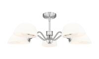 Five Light Chandelier by Z-Lite - Breton Collection, Brushed Nickel Finish - 3048-5BN