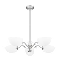 Five Light Chandelier by Z-Lite - Breton Collection, Brushed Nickel Finish - 3048-5BN