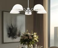 Five Light Chandelier by Z-Lite - Breton Collection, Brushed Nickel Finish - 3048-5BN