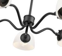 Five Light Chandelier by Z-Lite - Breton Collection, Matte Black Finish - 3048-5MB
