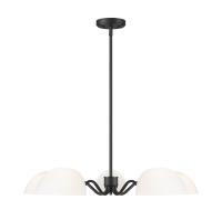 Five Light Chandelier by Z-Lite - Breton Collection, Matte Black Finish - 3048-5MB