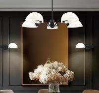 Five Light Chandelier by Z-Lite - Breton Collection, Matte Black Finish - 3048-5MB