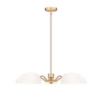 Five Light Chandelier by Z-Lite - Breton Collection, Modern Gold Finish - 3048-5MGLD