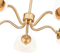 Five Light Chandelier by Z-Lite - Breton Collection, Modern Gold Finish - 3048-5MGLD