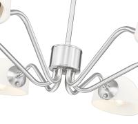 Six Light Chandelier by Z-Lite - Breton Collection, Brushed Nickel Finish - 3048-6BN