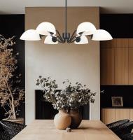 Six Light Chandelier by Z-Lite - Breton Collection, Matte Black Finish - 3048-6MB