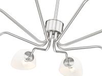 Eight Light Chandelier by Z-Lite - Breton Collection, Brushed Nickel Finish - 3048-8BN