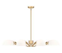 Eight Light Chandelier by Z-Lite - Breton Collection, Modern Gold Finish - 3048-8MGLD