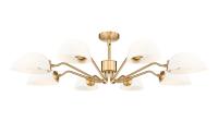 Eight Light Chandelier by Z-Lite - Breton Collection, Modern Gold Finish - 3048-8MGLD