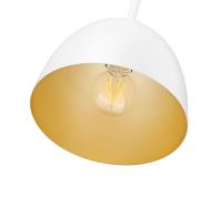 One Light Pendant by Z-Lite - Vega Collection, Matte White Finish - 4501P8-MW