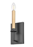 Two Light Wall Sconce by Z-Lite - Orson Collection, Matte Black Finish - 4503-1S-MB