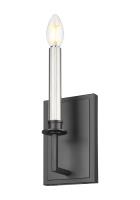 Two Light Wall Sconce by Z-Lite - Orson Collection, Matte Black Finish - 4503-1S-MB