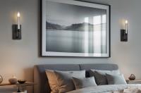 Two Light Wall Sconce by Z-Lite - Orson Collection, Matte Black Finish - 4503-1S-MB