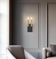 One Light Wall Sconce by Z-Lite - Orson Collection, Matte Black Finish - 4503-2S-MB