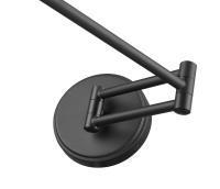 One Light Wall Sconce by Z-Lite - Breton Collection, Matte Black Finish - 3048S-MB