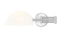 One Light Wall Sconce by Z-Lite - Breton Collection, Brushed Nickel Finish - 3048S-BN