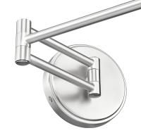 One Light Wall Sconce by Z-Lite - Breton Collection, Brushed Nickel Finish - 3048S-BN