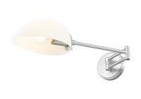 One Light Wall Sconce by Z-Lite - Breton Collection, Brushed Nickel Finish - 3048S-BN