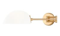 One Light Wall Sconce by Z-Lite - Breton Collection, Modern Gold Finish - 3048S-MGLD